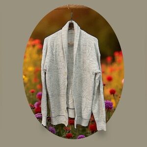 Scotch & Soda Knit Sweater Cardigan.
Cream Multi. Size : XL